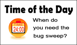 Bug Sweeping Cost in Darwen